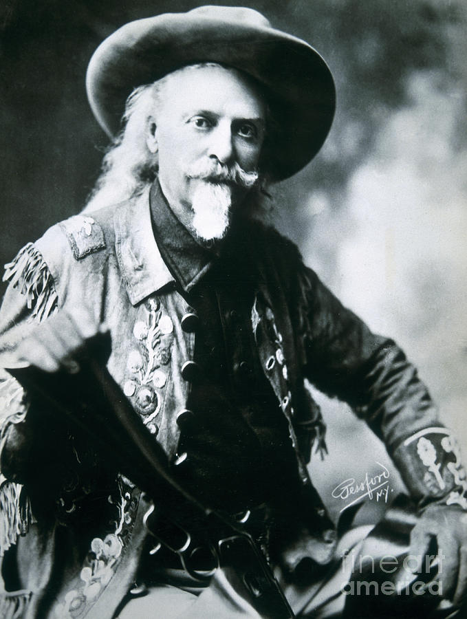 Buffalo Bill studio portrait by American Photographer, Photograph by American School