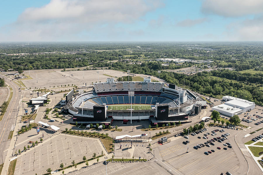 Buffalo Bills stadium aerial photos  Photograph by John McGraw