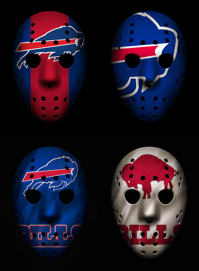 Buffalo Bills War Masks 6 by Joe Hamilton