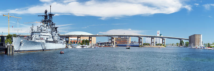 Buffalo Harbor - Battleship Photograph by Matthew Conheady | Fine Art ...