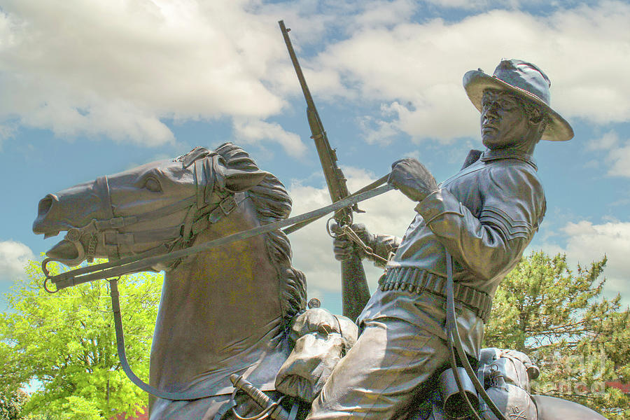Buffalo Soldier Monument Photograph by Lynn Sprowl