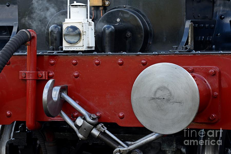 Buffer Of Gwr Steam Engine 7029 Clun Castle Photograph By Random