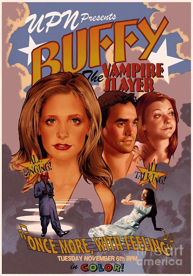 Buffy The Vampire Slayer Digital Art - Buffy The Vampire Slayer  by Sara Morrill