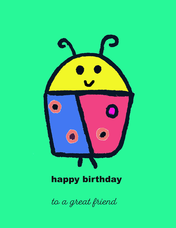 Bug Birthday Digital Art by Ashley Rice