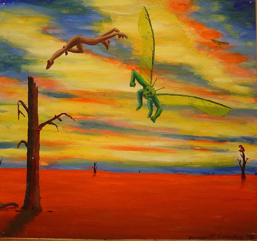 Bug World Painting by Vincent Cricchio