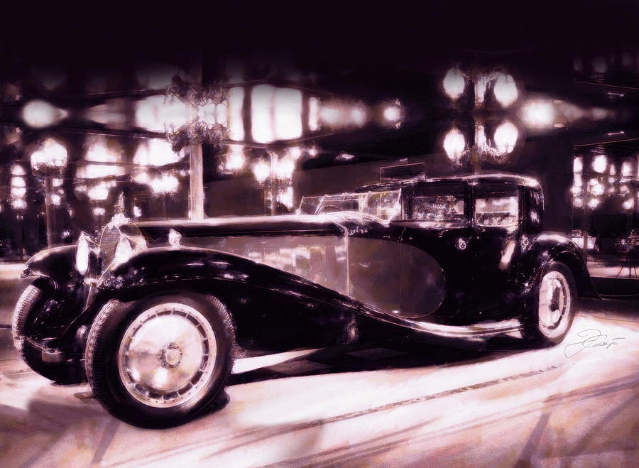 Bugatti 41 Royale Digital Art by Jerzy Czyz