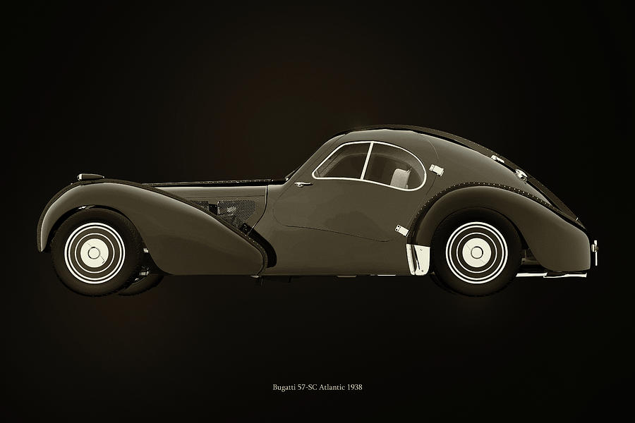 Bugatti 57-SC Atlantic from 1938 Photograph by Jan Keteleer