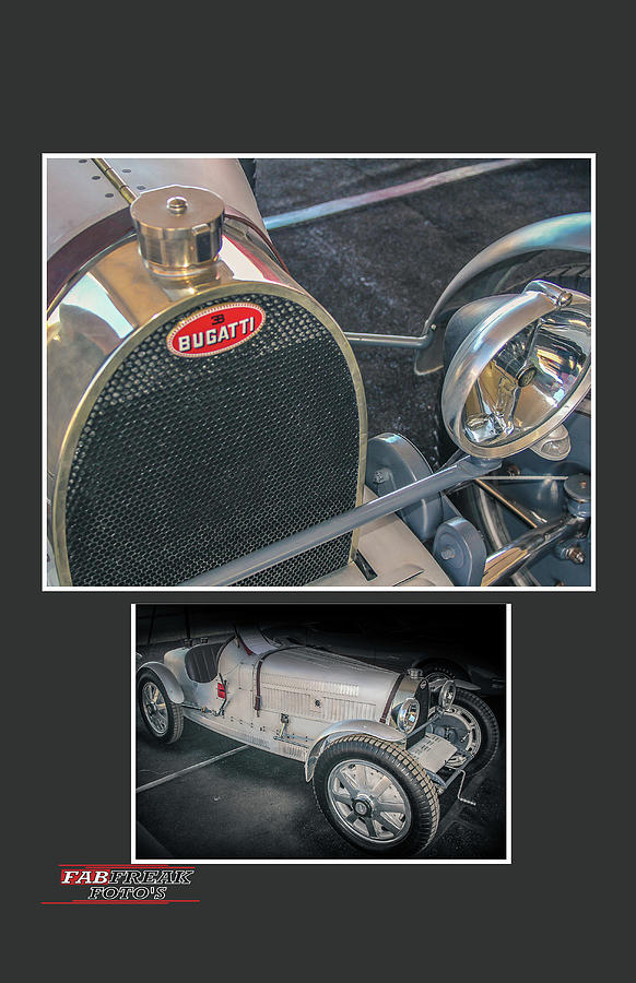 Bugatti collage Photograph by Darrell Foster