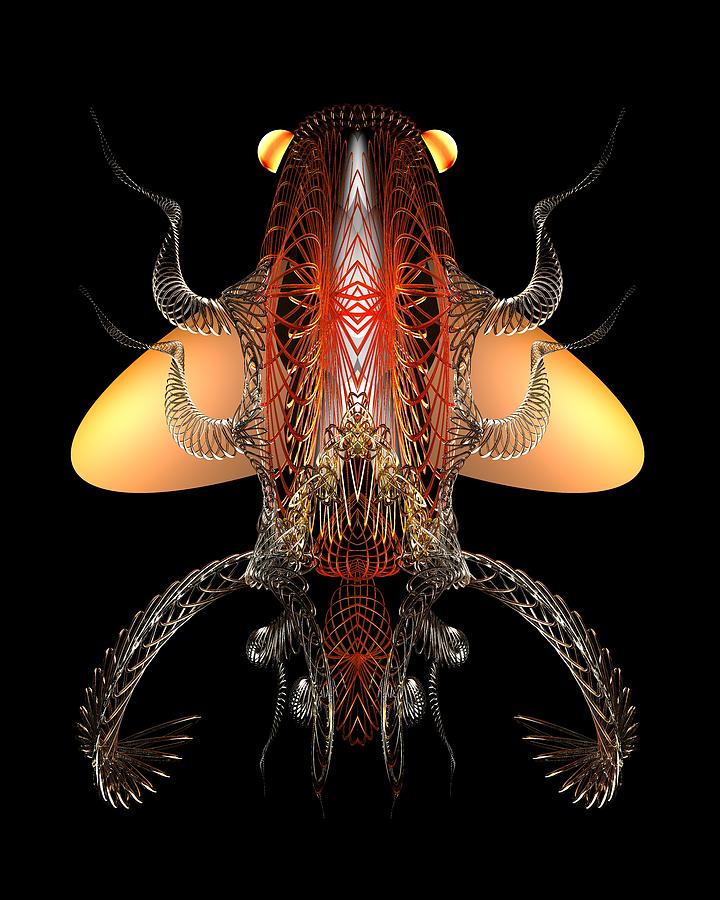 Bugs Nouveau VI Digital Art by Tom McDanel