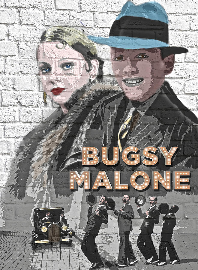 Bugsy Malone Banksy Style art Poster green Painting by Rose Hunt - Pixels