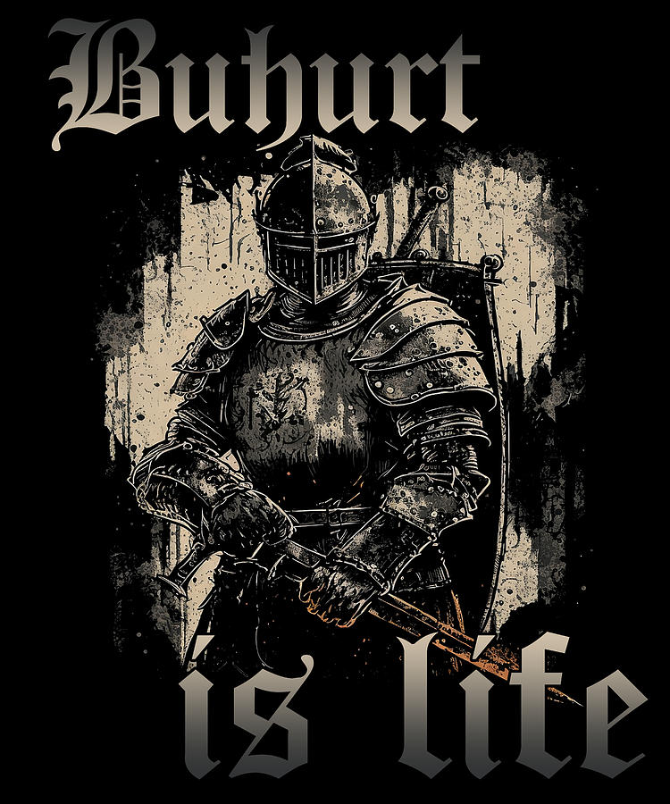 Buhurt Is Life Knight Tournament Joust HEMA Warrior Digital Art by ...