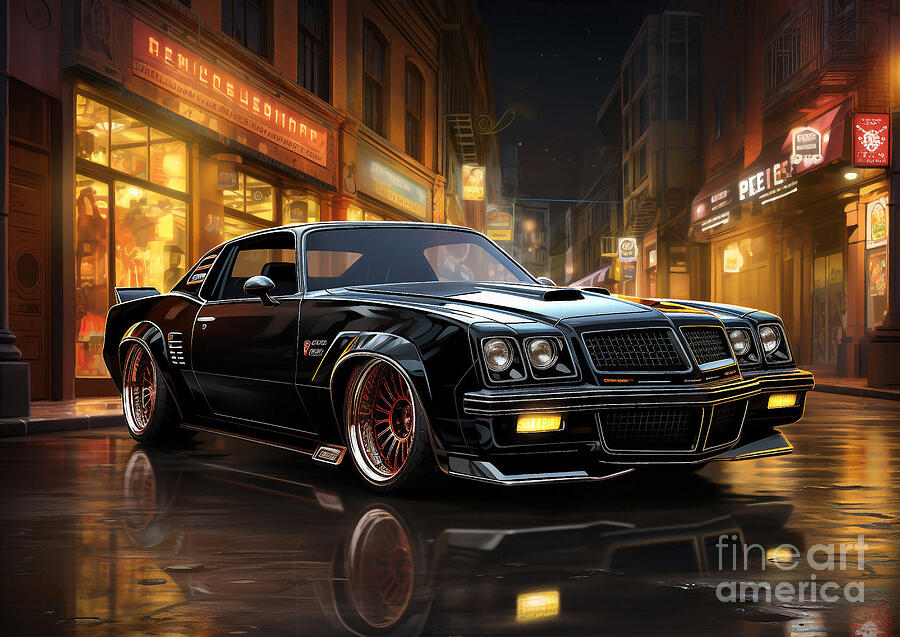 Muscle Car Mixed Media - Buick Grand National fantasy concept by Destiney Sullivan