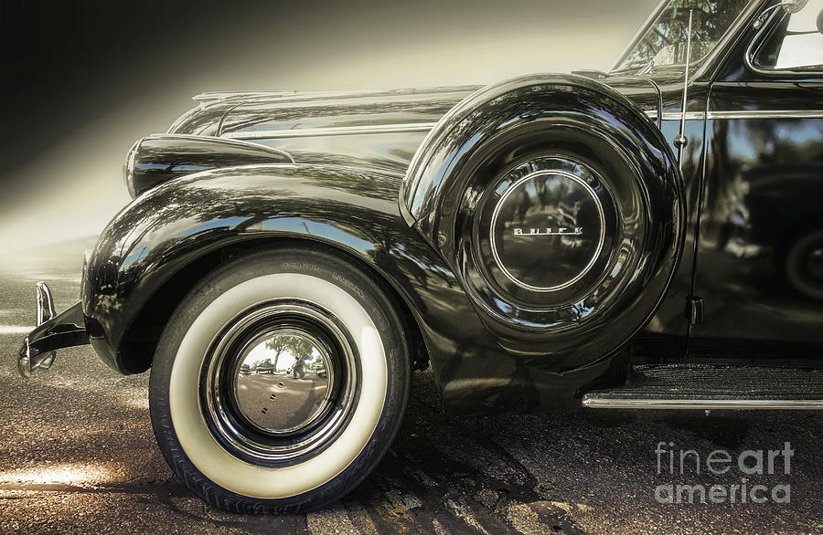 Buick In Black Photograph by John Anderson