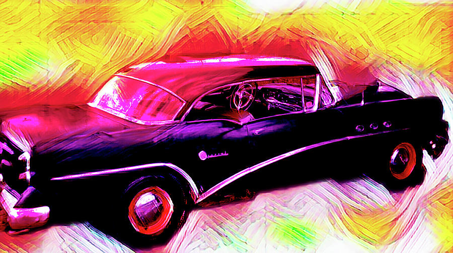 Buick Special Digital Art by Cathy Anderson