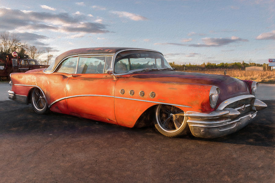 Buick Sundown Digital Art by John Kirkland