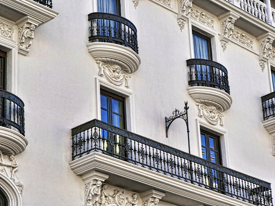Building Architectural Detail # 8 - Madrid Photograph