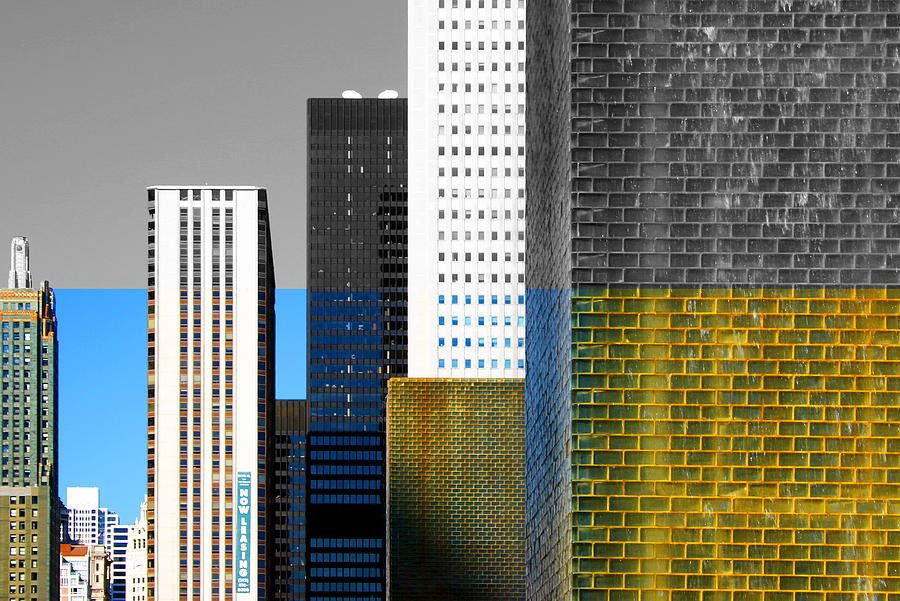 Building Blocks Cityscape Photograph by Patrick Malon