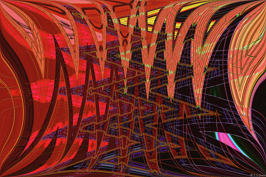 Building Decor Abstract ra1g Digital Art by Tom Janca