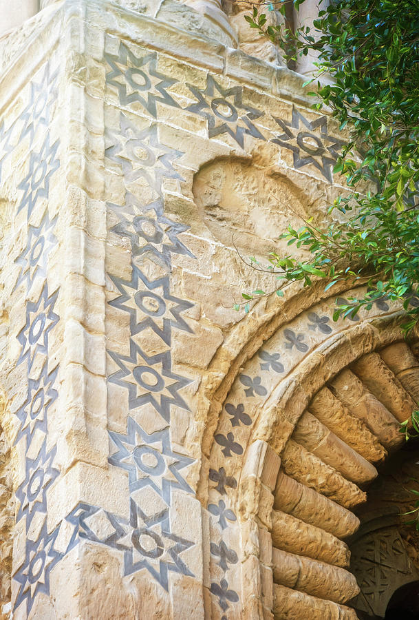 Building Detail Saint Mary Of The Admiral Church Palermo Sicily Painterly Photograph