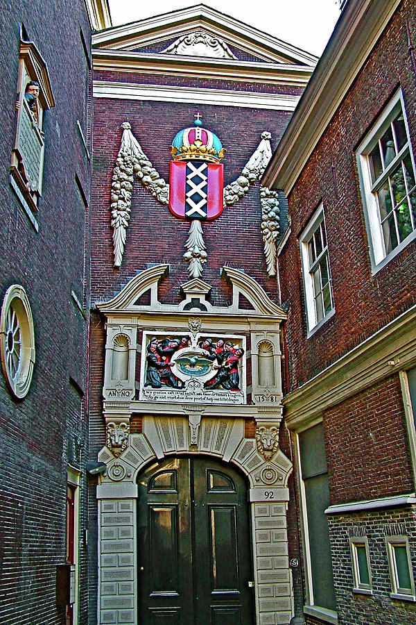 Building Entryway near Flower Market in Amsterdam, Netherlands Photograph by Ruth Hager