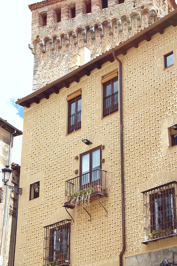 Building Facade in Segovia Photograph by Van Thi Diep Building Facade in Segovia Photograph by Van Thi Diep