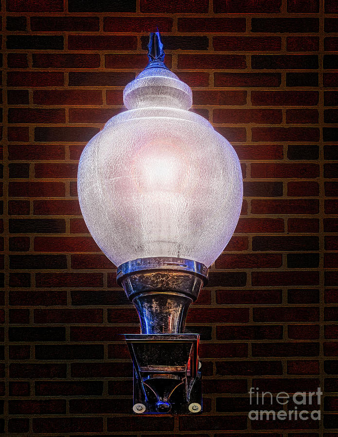 Building Lamp Photograph by Nick Zelinsky Jr