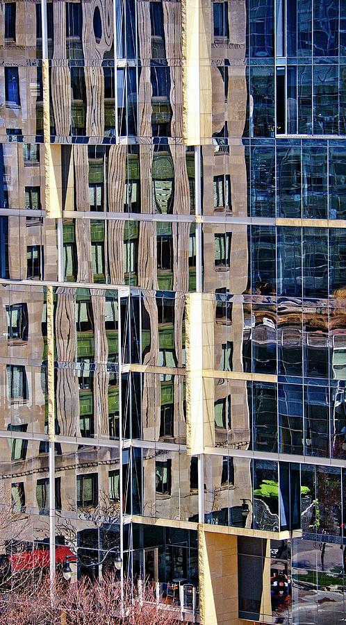 Building Reflections, Madison, Wisconsin Photograph by Steven Ralser