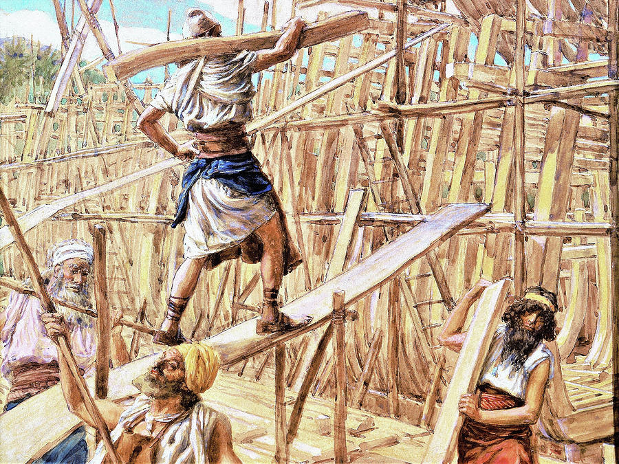 Building the Ark Digital Remastered Edition by James Tissot