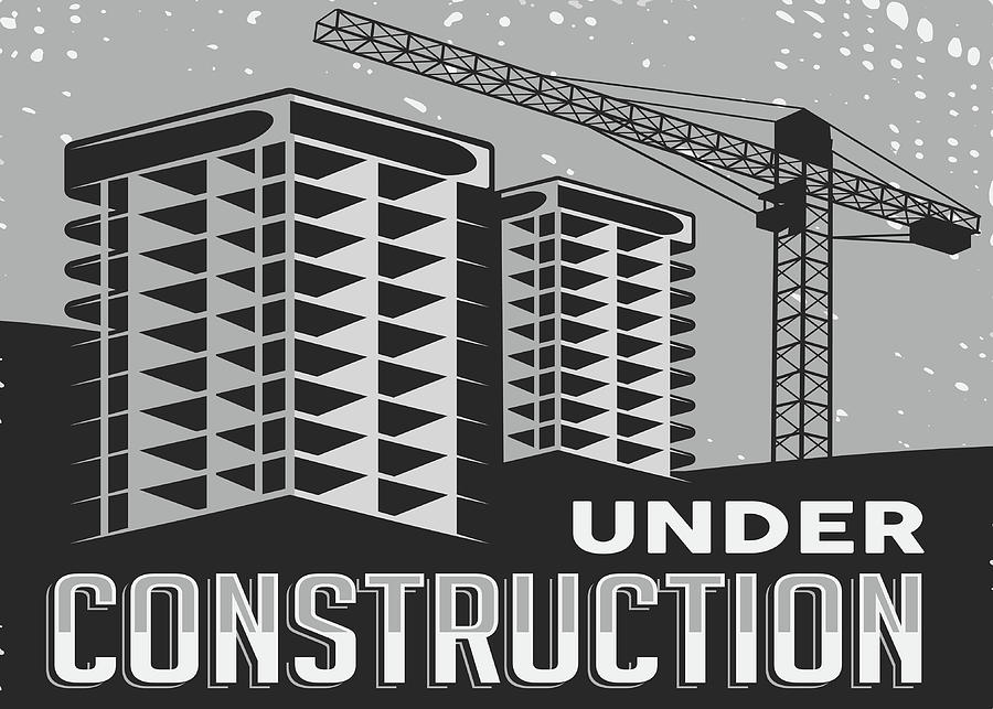 Building Under Construction Digital Art by Riza Ldi - Fine Art America