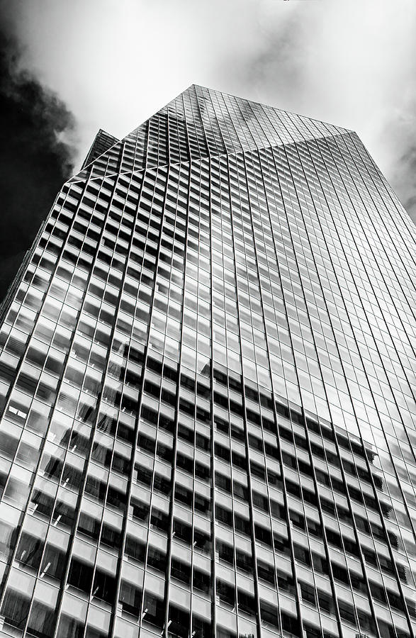 Building In Building And Clouds Photograph by Gary Slawsky