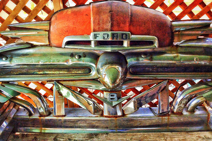 Built Ford Tough Mixed Media by Colleen Taylor