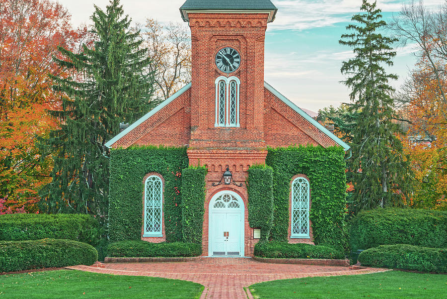 Built In 1867, Lee Chapel Is A National Historic Landmark. Washington And Lee University, Virginia Photograph by Bijan Pirnia