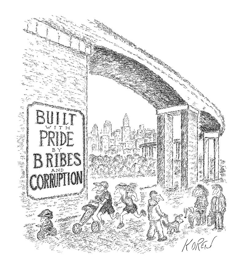 Built With Pride Drawing by Edward Koren