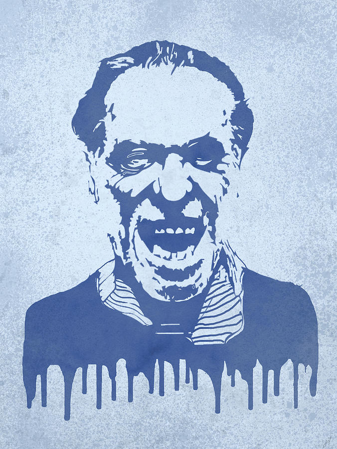 Abstract Painting - Bukowski Abstract by Ink Well