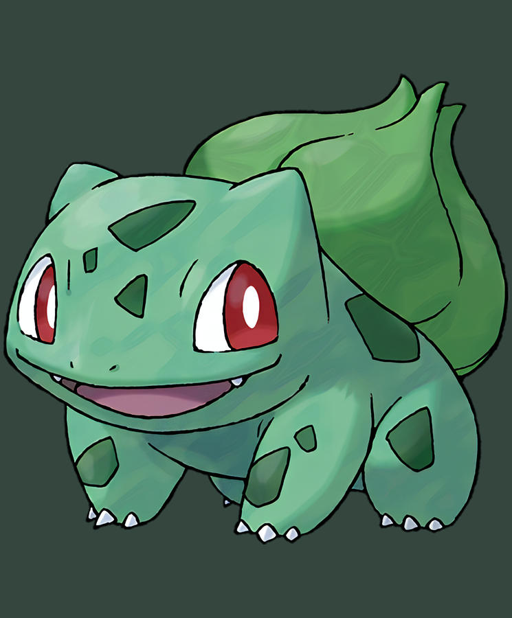 Bulbasaur Chibi Digital Art by Phai Bui - Fine Art America