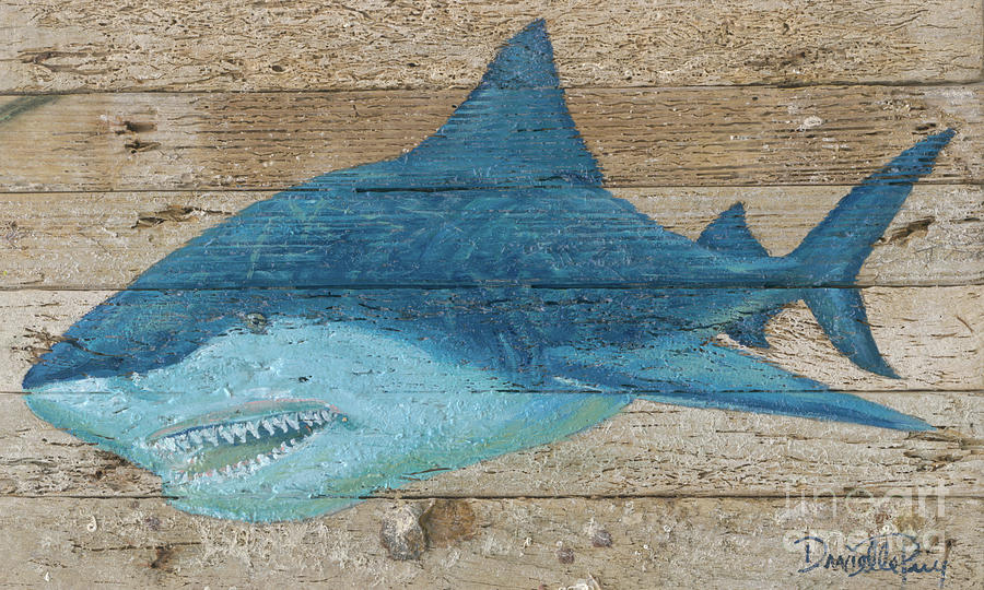 Bull Shark Painting by Danielle Perry