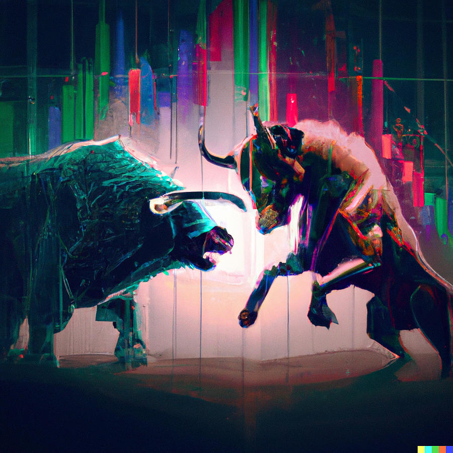 Bull vs Bear Digital Art by FreshArtCreation - Fine Art America