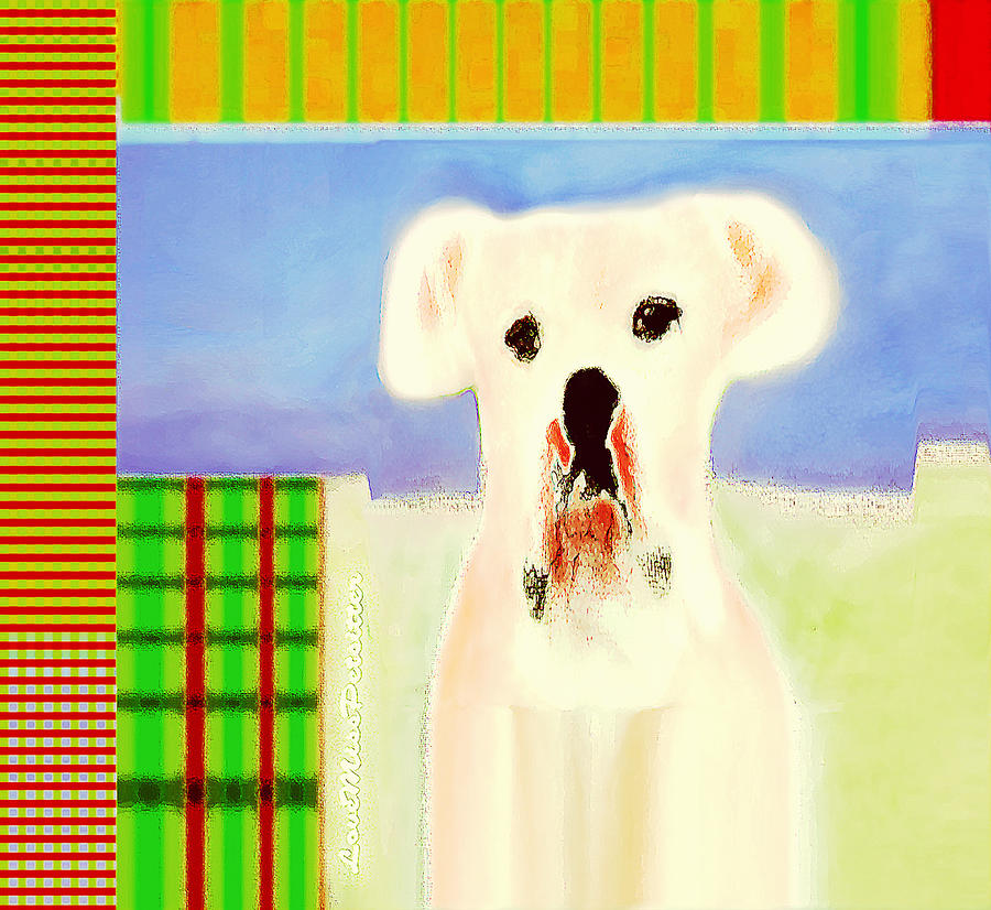 Bulldog Rana Art 81 Digital Art by Miss Pet Sitter