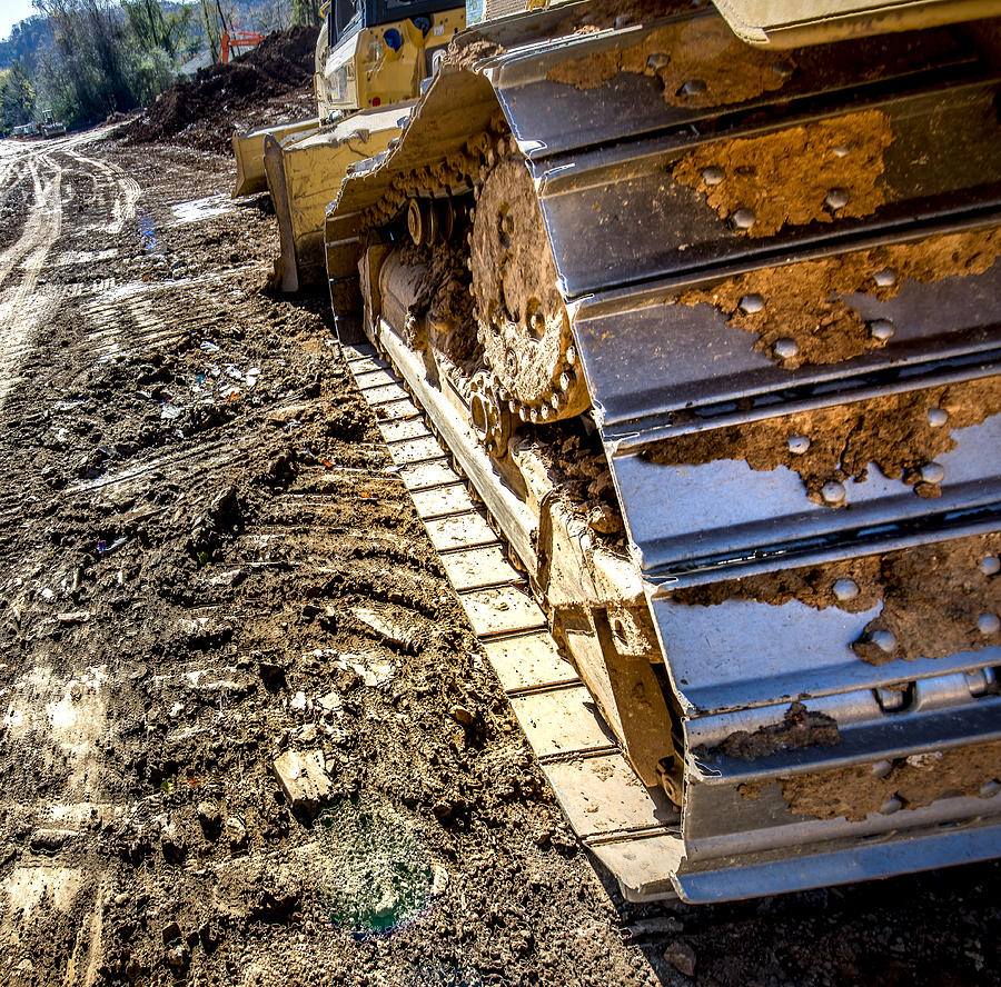 Bulldozer at Construction Site Photograph by Dan Reynolds Photography