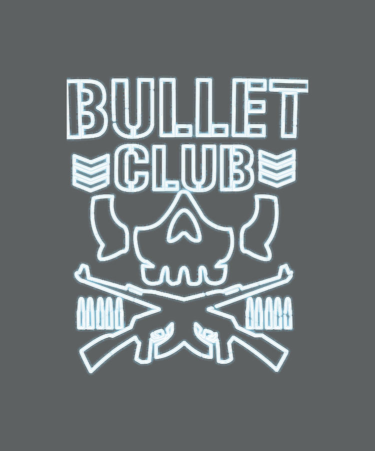 Bullet Club Neon T humor Painting by Allen Roberts - Fine Art America