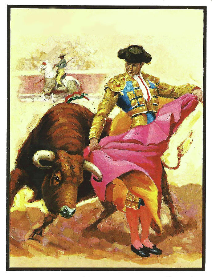 Bullfighting Digital Art by Long Shot