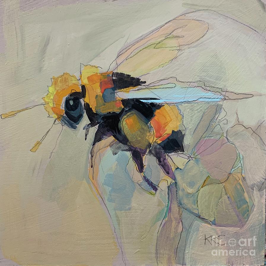 Insects Painting - Bumble 4 by Kimberly Santini