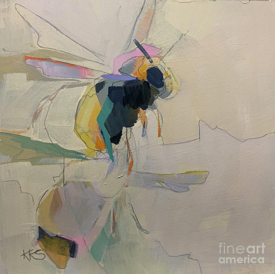 Insects Painting - Bumble 5 by Kimberly Santini