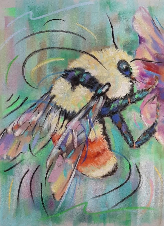 Bumble Bee Pastel by Vicki Danielson - Fine Art America