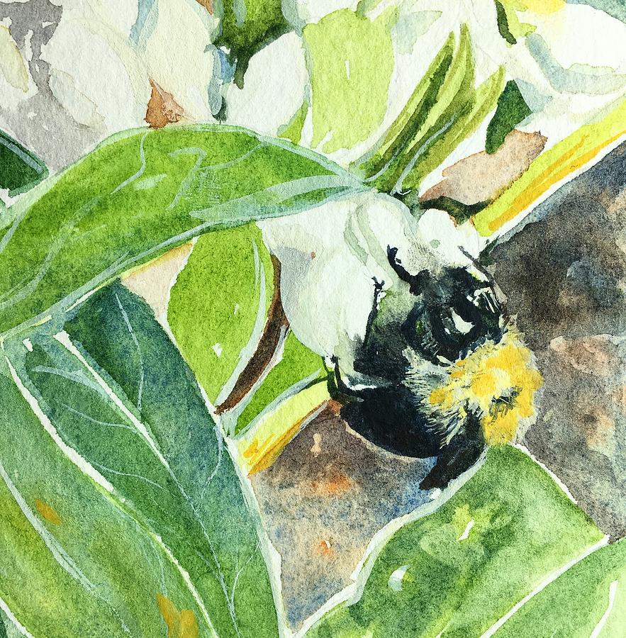 Bumblebee  Painting by Kellie Chasse