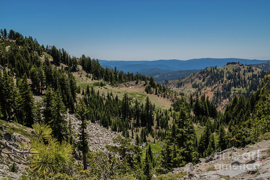 Bumpass Hell Hike Views Photograph by Suzanne Luft - Fine Art America