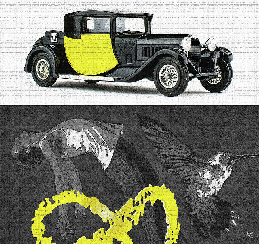 Yesteryear / 1928 Bugatti Digital Art by David Squibb