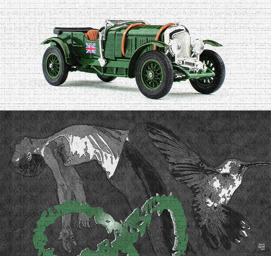 Yesteryear / 1928 Bentley Digital Art by David Squibb
