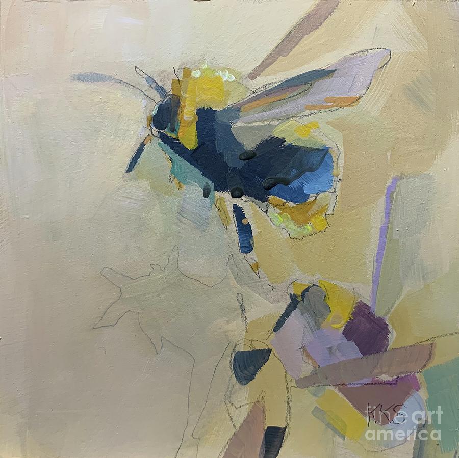Insects Painting - Bunble 6 by Kimberly Santini