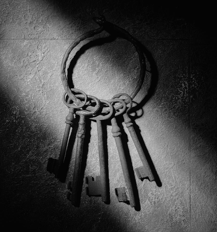 Bunch Of Rusty Old Keys Photograph by John Rensten Bunch Of Rusty Old Keys Photograph by John Rensten